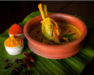 Fish curry pot at The Tamarind